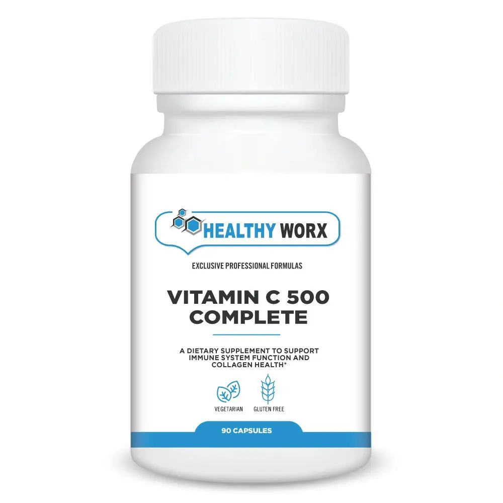 Vitamin C supplement bottle