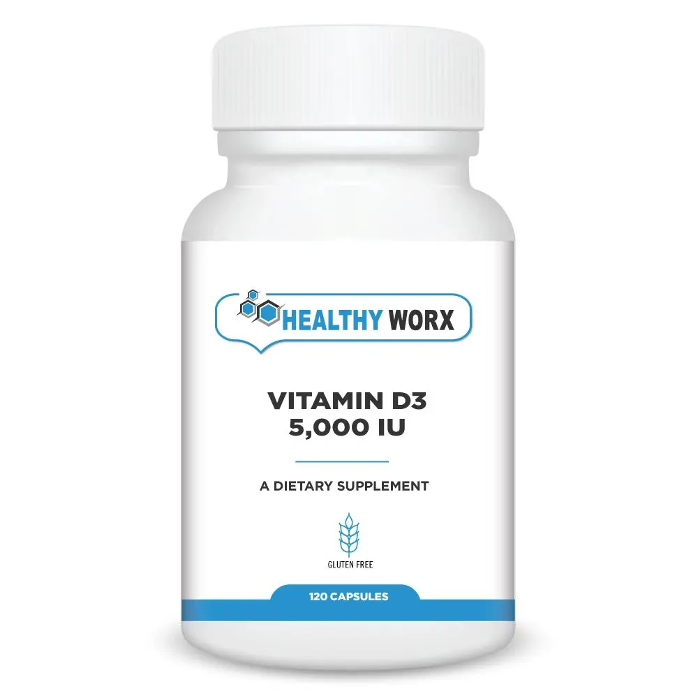 Healthy Worx vitamin D3 capsules