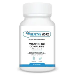 Vitamin K2 supplement bottle