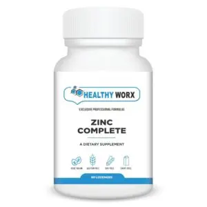 Healthy Worx zinc lozenges packaging