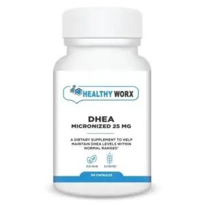 Vegetarian, gluten-free DHEA capsules, 90 count