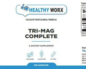 Healthy Worx dietary supplement packaging