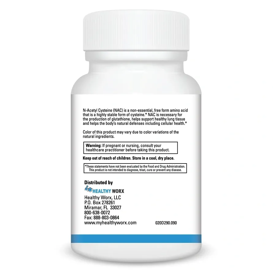 White supplement bottle with detailed product label.