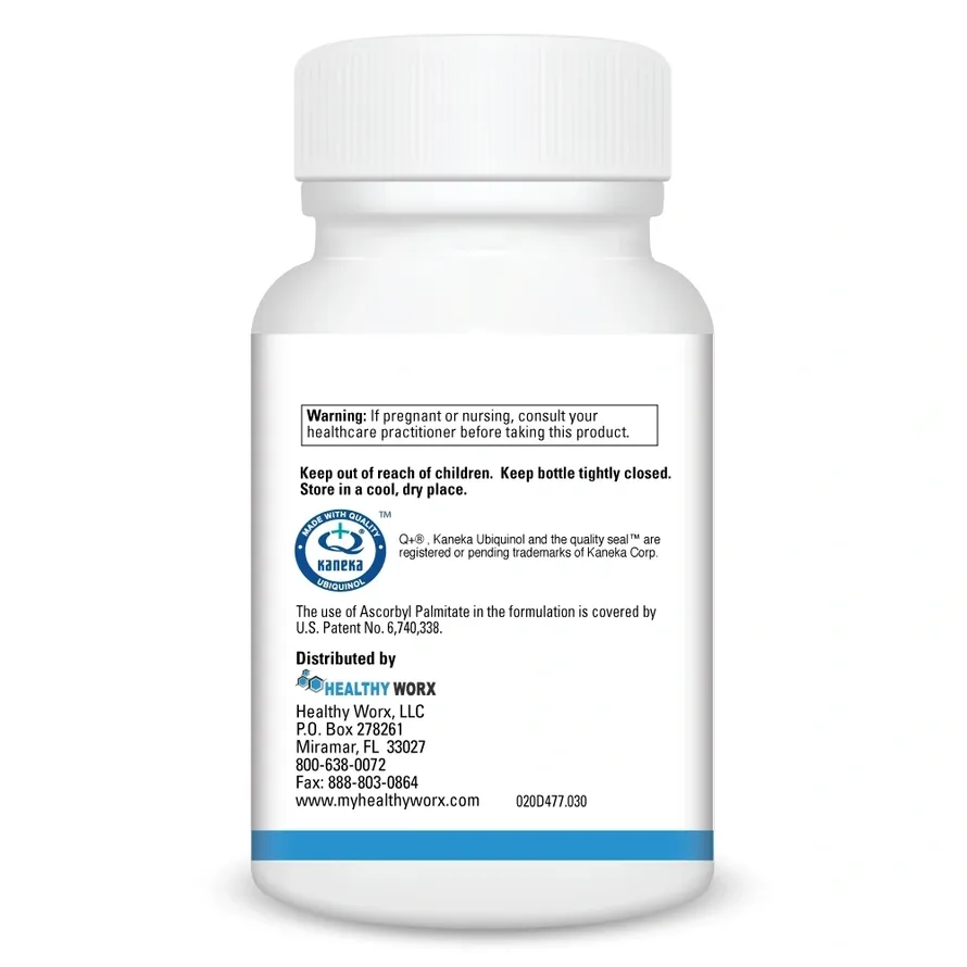 White medicine bottle with warning label.