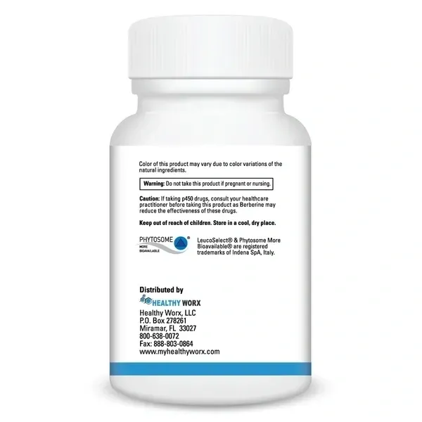 Back label of a supplement bottle